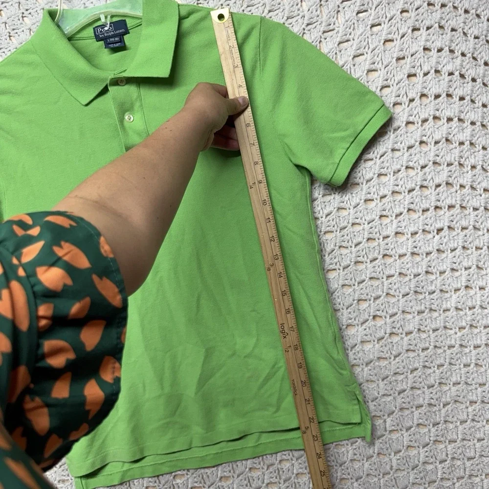 Polo By Ralph Lauren Boys Youth size L (14-16) Green Short Sleeve Collar